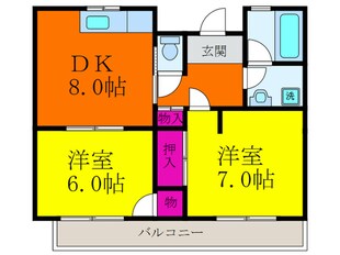 千里パ－クサイドテラスの物件間取画像